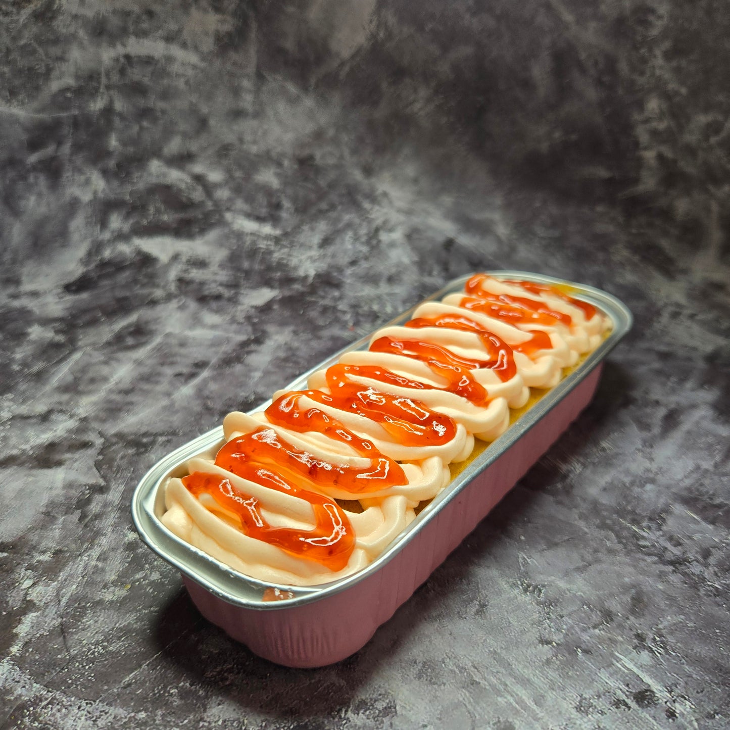 Vanilla & Strawberry Drizzle Mini Cake