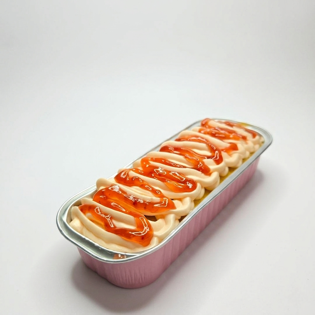 Vanilla & Strawberry Drizzle Mini Cake