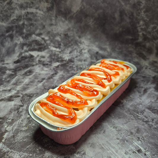 Vanilla & Strawberry Drizzle Mini Cake